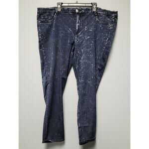 Almost Famous Stone Wash Jeggings Women's 22 NWOT Soft Stretch